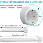 7ft Flexible Gutter Downspout Extension Pipe 2pack 2x3 3x4 Downspouts Adapter Us