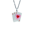 Usa Seller Acrylic Playing Cards Earrings Necklace Set Pendant Jewelry New