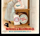 Grand Republic Flour Sassy Slap Hat West Superior Wis Victorian Trade Card J us