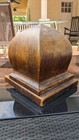 Antique Carved Wood Reclaimed Newel Top Finial Staircase Victorian Mission