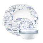 Hot Deal Corelle Darlington 12-piece Glass Dinnerware Set  service For 4 