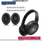 Qc45 Ear Pads - Replacement For Bose Quietcomfort 45  Qc Se Headphones  black 