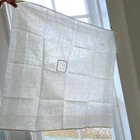 4 Four Md Monogram Set Of 4 Lawn Linen French Linen Handkerchief Napkin White E