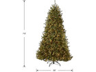 New National Tree Company Pre-lit Artificial Full Christmas Tree  Green