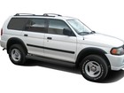 Superseded Running Boards 5  Black Fit 99-03 Mitsubishi Montero Pajero Sport