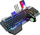 Xinmeng K680 Wireless Gaming Keyboard Mouse Combo 104 Keys Rgb Mechanical Feel