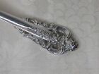 Wallace Grand Baroque Sterling Silver True Dinner Fork 8  No Monogram