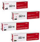 Canon 067h 4 Colour Set Toner Cartridge High Yield  black cyan magenta yellow 
