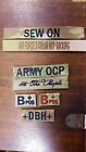Custom Name Tapes W Hook Backing Multicam Scorpion Ocp Army   3 Color Air Force
