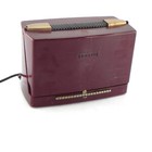 Zenith  Model  4g800z Zenette Tube Radio Maroon Circa 1948 Vintage