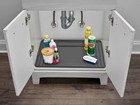 Weathertech Sinkmat - Spill-proof Under Sink Mat For Bathroom Vanity - Black