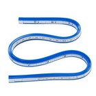  Flexible Curve Graduated Ruler With Inking Edge  For Drawing  Pattern 16 Inch