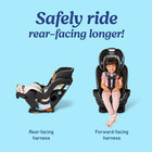 Extend2fit Convertible Baby Car Seat  Rear And Forward Facing  Adjustable Extens