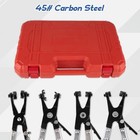 9pcs Hose Clamp Pliers Set  Hose Clamp Removal Tool For Automotive  Flexible