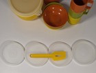 Vintage 15 Pcs Mini Party Set Tupperware Toys Kids Playset No Box
