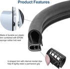 Universal For Toyota Rear Liftgate Rear Hatch Weatherstrip Seal Strip Gasket