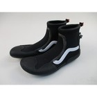 Vans Surf Boot 2 Mid Men 8 Black White Neoprene Wetsuit Booties Utility