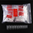  500 X French Nail Tips C Curve French False Nail Tips Half Nail Art Acrylic Tip