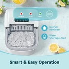 Countertop Ice Maker Machine  9 Bullet Ice In 6 Min  Self-cleaning  26 Lbs-day