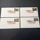 Usps T Rex Dinosaurs First Day Of Issue Forever Stamp Covers Aug 2019 Dc Set Of4