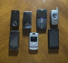 Vintage Cell Phones Lot Of 7 Lg Samsung Motorola Mixed Models For Parts repair