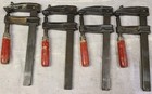 Lot Of 4 Vintage Wetzler  308 Bar Clamps  Long Island City