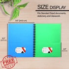 Bazic Presentation Folder  8 Pocket  Letter Size  Holds 200 Sheets