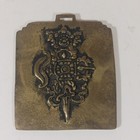 Antique Brass Buddhist Sipaho Melong Astrological Wall Hanging Pendant