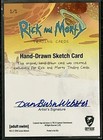Rick And Morty Cryptozoic Season 1 Sketch Card Dan Burn Webster 1 1 Rick