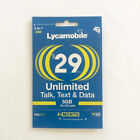 Lycamobile Preloaded Sim Card Prepaid  29  33 1 2 4 Months Texttalk Data