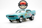 1972 Dodge Challenger Baby New Year Teal 1 64 Scale Diecast Collector Model Car