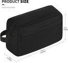 Travel Toiletry Bag Hangingorganizer Waterproof Cosmetic Case For Menwomen Black