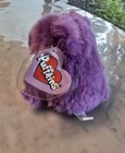 Vintage Puffkins Violet The Purple Bear 4  Plush Stuffed Animal Toy Swibco Nwts