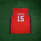 Vince Carter Adidas Nba New Jersey Nets Official Alternate Red Men s Jersey