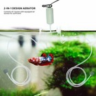 2 In 1 Usb Mini Air Pump Water Pump Oxygen Aerator Aquarium Fish Tank Portable