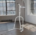 Everlast Dual Station Heavy Duty Powder Coated Steel Heavy And Speed Bag Stand  