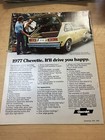 Vintage 1977 Chevette Chevrolet Car Sales Brochure