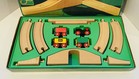Brio 33125 Wooden 21-piece Vintage Train Set Made In Sweden - Complete In Box