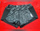 Reebok Charcoal And Black Performance Shorts