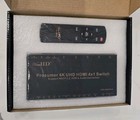 Viewhd 4k Uhd Hdmi 4x1 Switch Hdcp 2 2 Hdr W  Audio Extraction Open Box