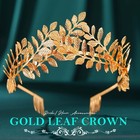 Jeairts Gold Leaf Crown Greek Goddess Accessories For Women