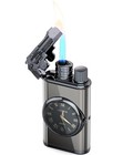Vintage Gun Pistol Lighter  Cool Watch Lighter 2 9 X 1 5 X 0 7 Inches  Red