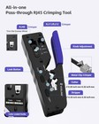 Rj45 Crimp Tool Kit  Ethernet Wire Cutter Crimper  All-in-one Network Tool Ki   