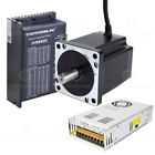 Stepperonline Nema 34 Stepper Motor 8 2nm 850oz in  6a   14mm  driver Dm860i Kit
