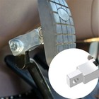 2  Aluminum Clutch Pedal Extension Footboard Bracket For Peterbilt 379 386 389