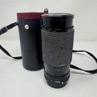Vintage Quantaray 80-200mm F 3 8 Telephoto Zoom Lens Pentax K Mount Japan Case