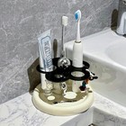 Toothbrush Toothpaste Holder Shelf Table Stand Luxury Bathroom Accessories
