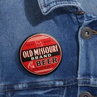 Old Missouri Brand Beer Prima Brewing Co  Chicago Illinois Donkey Pinback Button