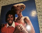 Vintage E t  Extra-terrestrial Michael Jackson Cardboard Header Store Display