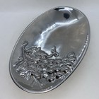 1999 Mariposa Briillante Cast Aluminum Appetizer Serving Dish Grape Cluster